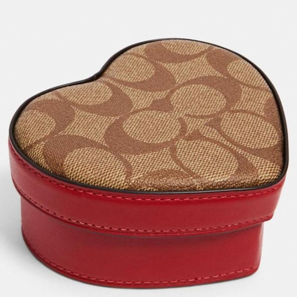 Coach Heart Trinket Box